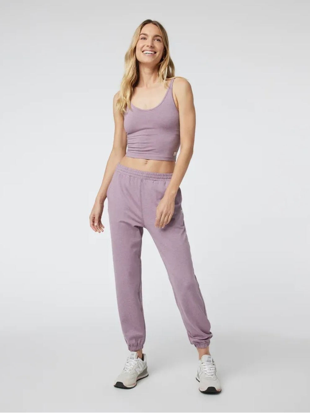 RARE SET - Vuori Dreamknit Set in Lilac Heather 💜🪻 - size XS/S